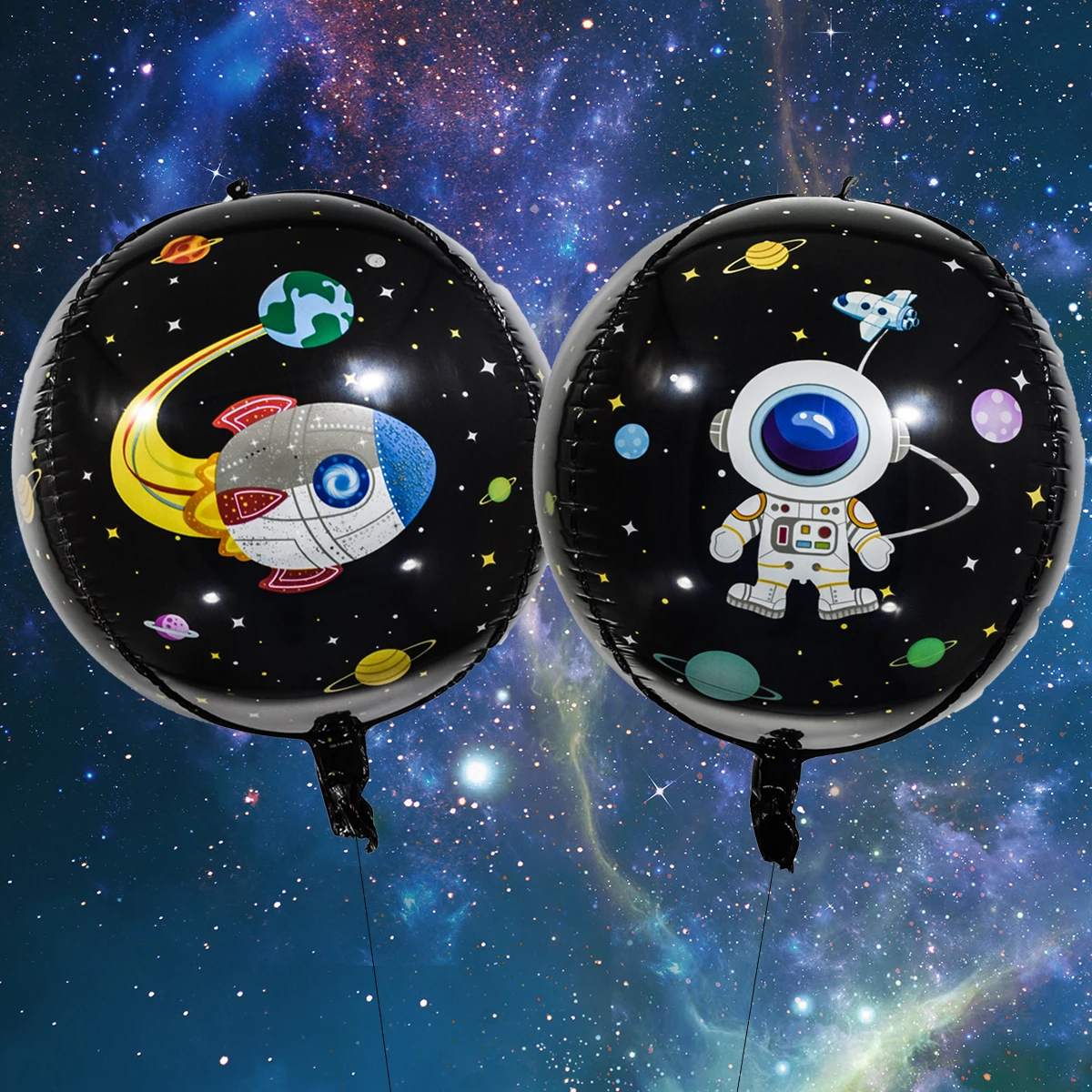2pcs 4D Football Foil Balloons Stereoscopic Globe Basketball Children\'s Birthday Party Decoration Kid\'s Children\'s Day Gifts