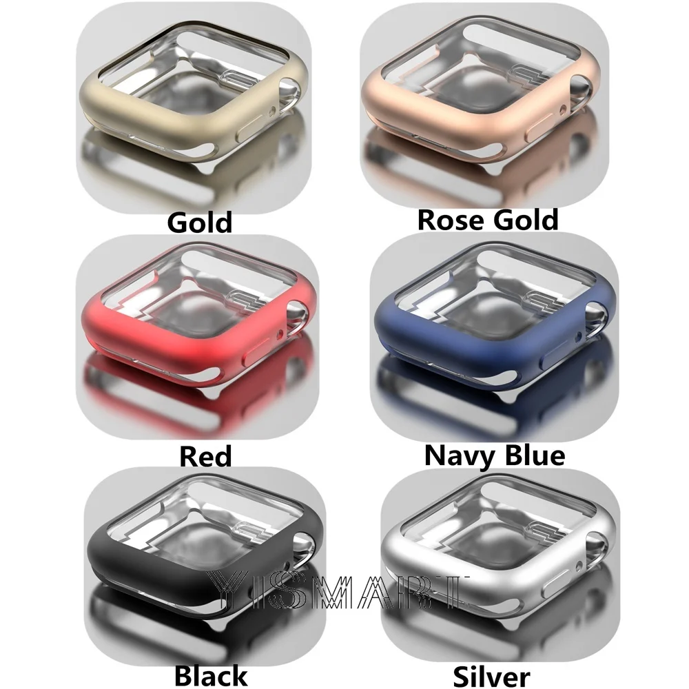 Apple Đồng Hồ 40Mm 44Mm Với Tấm Bảo Vệ Màn Hình Đầy Đủ Độ Phủ Mờ Mềm Mại Cho IWatch Series SE 6/5/4 Yismart