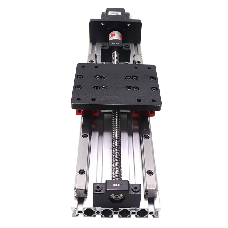 NEMA23 HPV6 Linear module ballscrew sfu1204 with Linear Guides HGH15 HIWIN 100% same size with  2.8A 56mm stepper motor