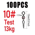 100pcs size 10