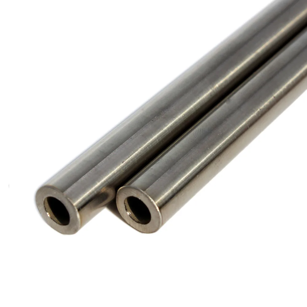 Tubo capilar de acero inoxidable 304 redondo de plata, OD 28mm de longitud, 100mm a 500mm, tubo Circular hueco