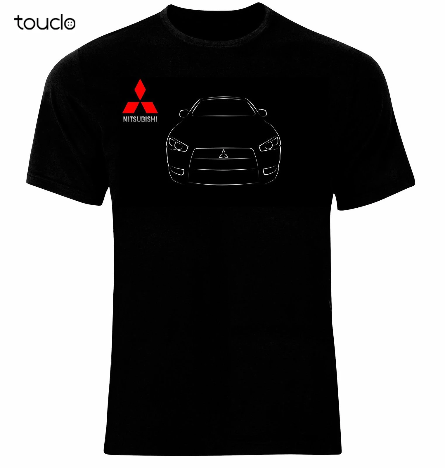 Hot Sale Summer Mitsubishi Auto Cars Logo Manner Printed T-Shirt All Sizes Tee Shirt