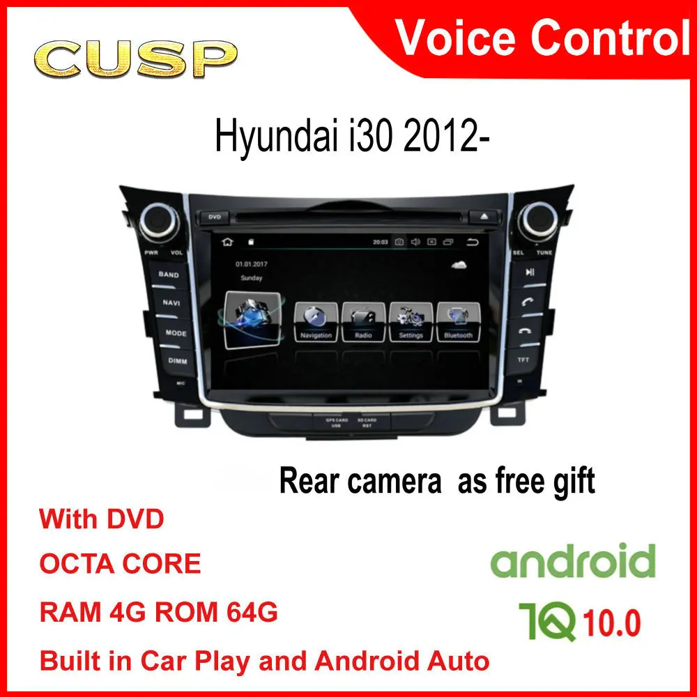 

HYUNDAI I30 GPS RADIO ANDROID CAR GPS FOR HYUNDAI I30 CAR DVD CUSP CAR STEREO ANDROID 4G+64G Car Multimedia NAVI Voice CAR PLAY