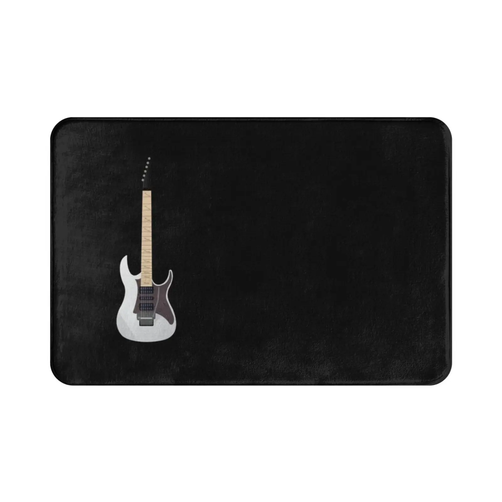 White Guitar Carpet Mat Rug Cushion Soft Non-Slip Guitar Electric Guitar Hard Metal Heavy Metal Djent Vai Guitars Music Band