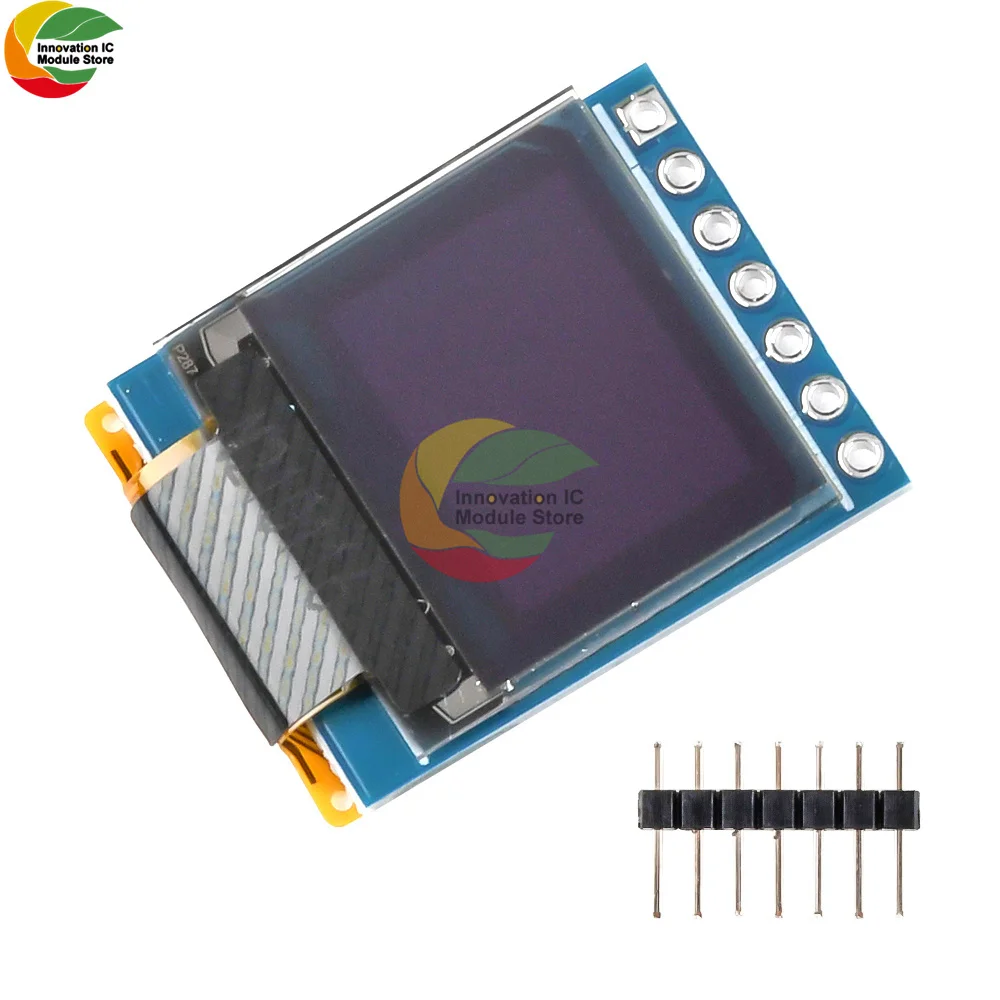 Módulo de pantalla LCD OLED de 0,66 pulgadas, 64x48, 4 pines, IIC / 7 pines, interfaz SPI I2C, para Arduino AVR STM32