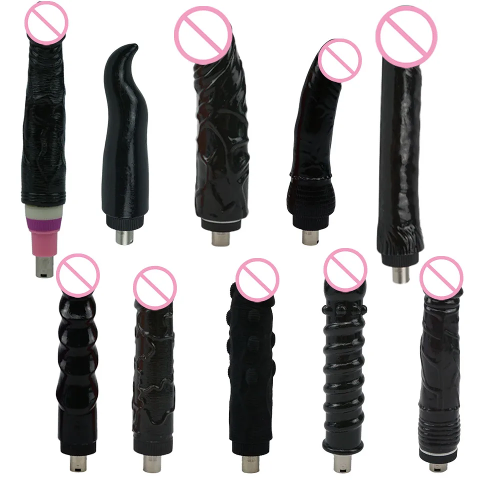 ROUGH BEAST  Sex machine Attachment Black Dildos  For 3XLR Machine Sex Love machine for woman man couples Sex products