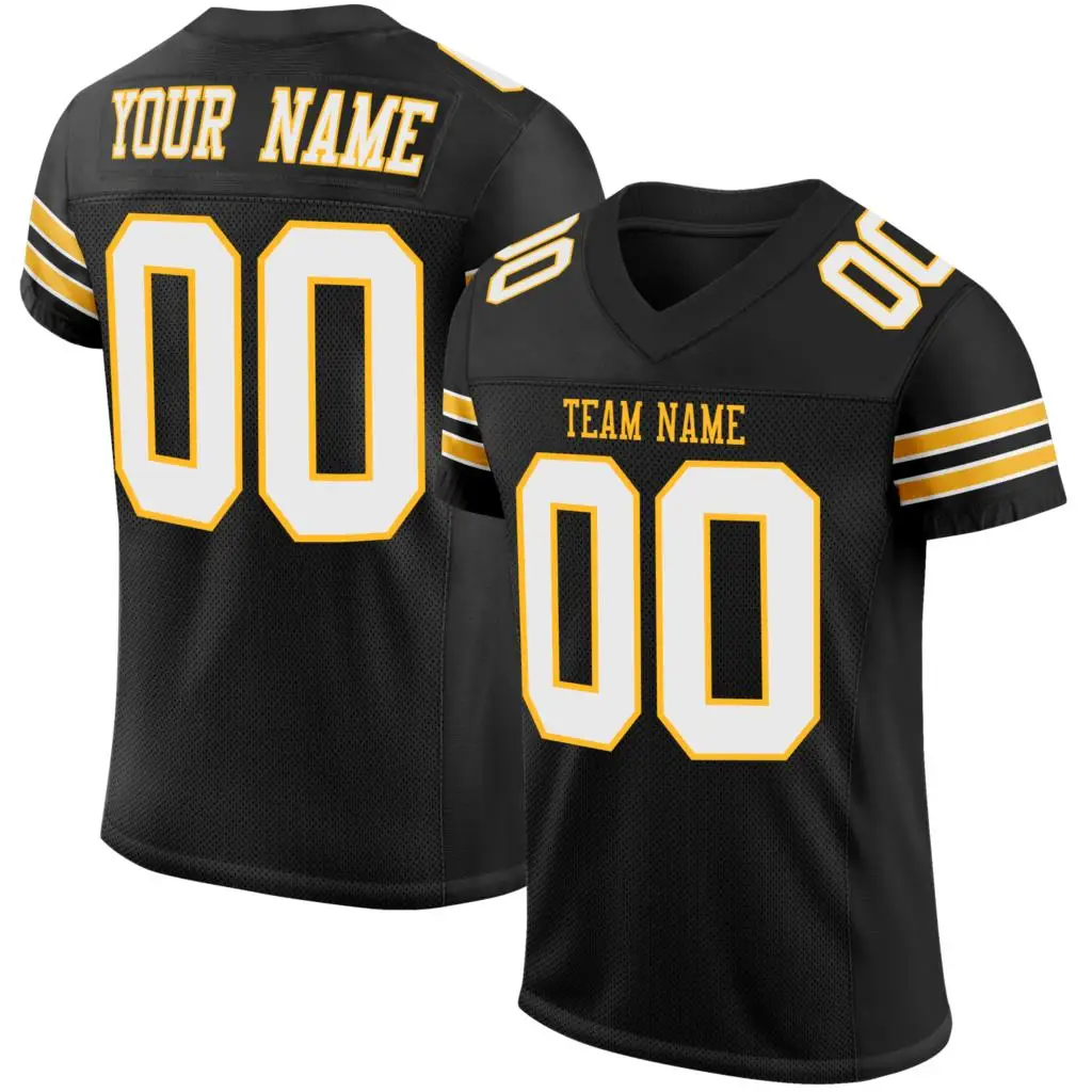 Personalized Football Jersey Print Your Name/Number Athletic Practice Tee Shirts for Male/Female/Youth Rugby Jersey