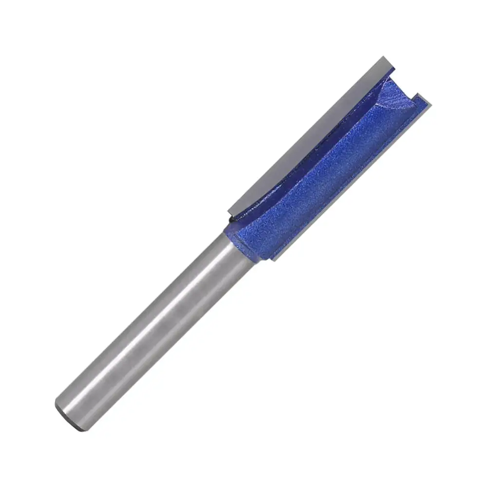 1PCS 1/4″ Shank 6mm shank Straight Woodworking Router Bit Set Carpenter Milling Cutter 1/4″,5/16″,3/8″,1/2″Cutting Diameter