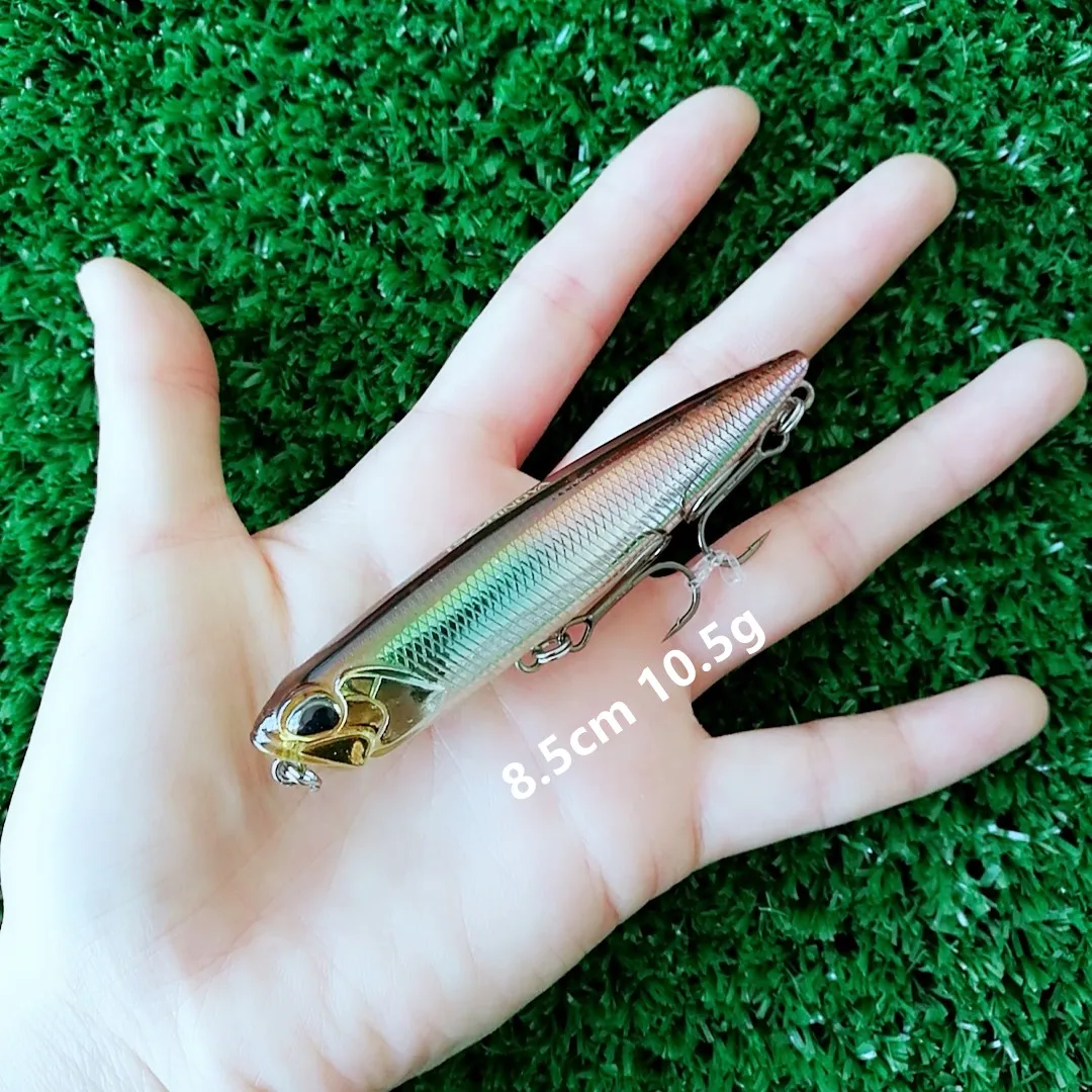 

TSURINOYA 85F Topwater плавающая приманка для рыбалки карандаш 85 мм 10,5 г DW59 Щука окунь Z-образная длинная литая жесткая приманка Джеркбейт воблер