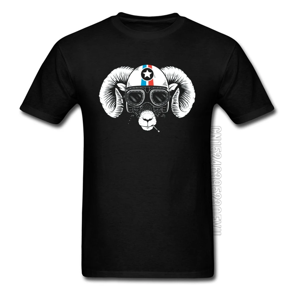 Race Speed Goat GP Funny T Shirts Sheep Aries Tshirt Hip Hop Designer Cycle Tshirts Biker Motor Printing Leisure Clothing Men