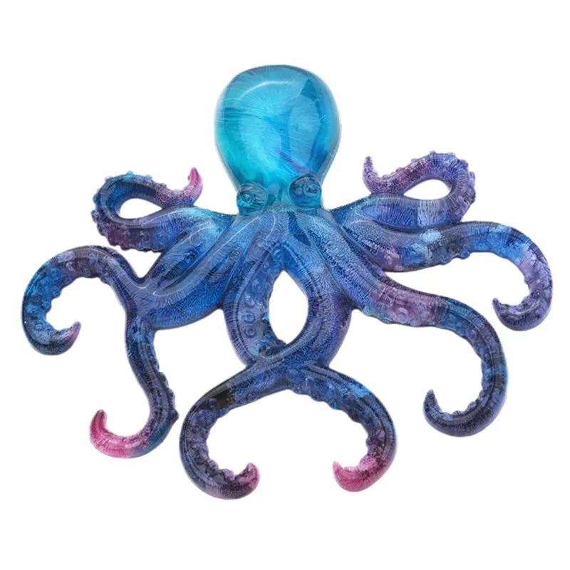 DIY Ocean Octopus Crystal Epoxy Resin Mold Octopus Ornament Mirror Silicone Mold