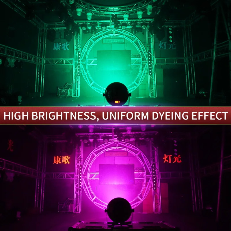 Nuovo Led Par Light RGBW LED Par Light Disco Light DMX512 Control LED Wash Light Stage Professional DJ Equipment Stage Effect