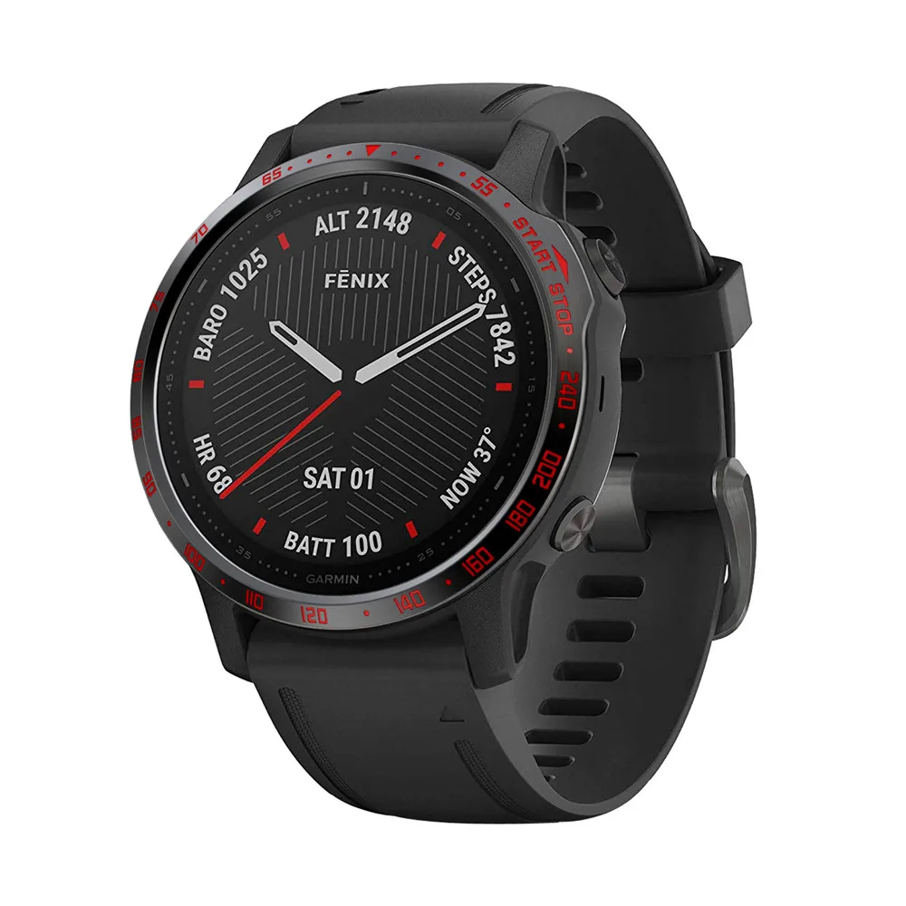 Для Garmin Fenix 6S Pro сапфировое кольцо с металлическим ободом, стильный чехол, умные часы, крышка из нержавеющей стали, защитное кольцо от царапин