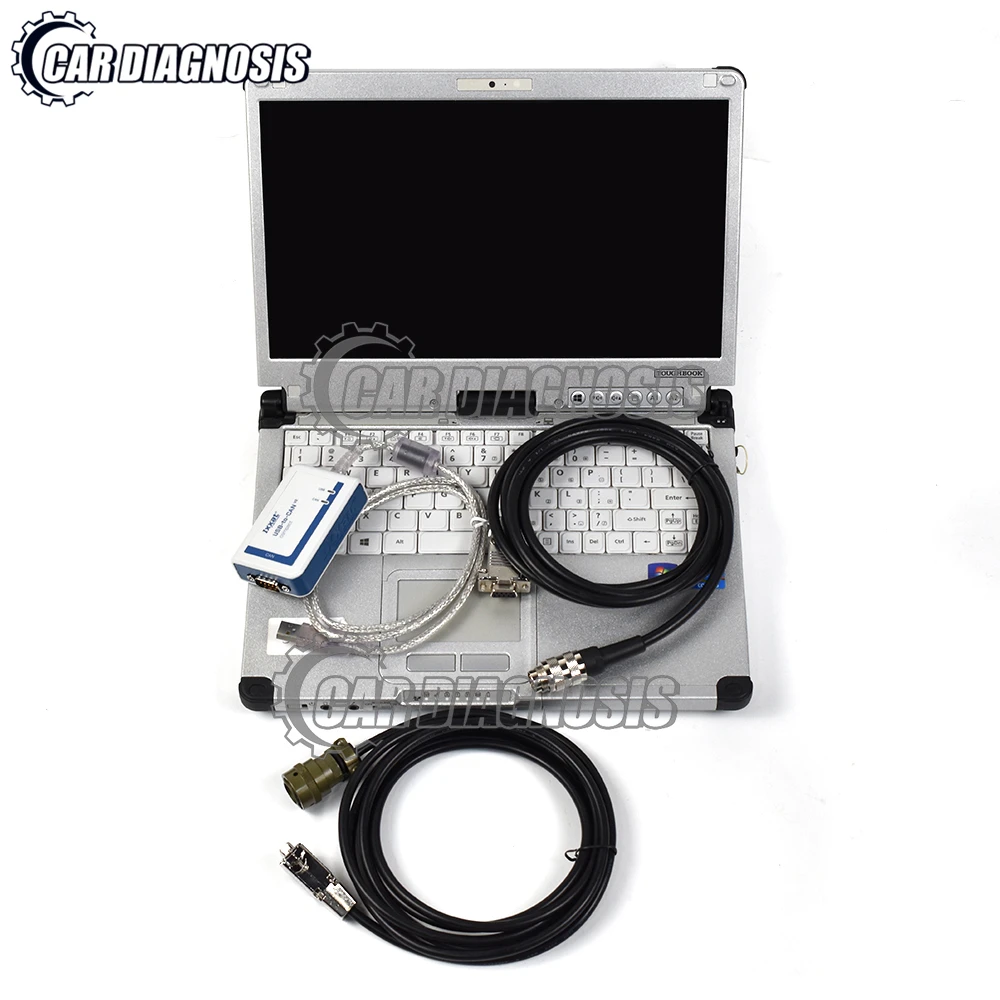 MTU DIAGNOSTIC TOOL SET USB-TO-CAN + CF C2 Laptop DiaSys used to communicate MTU DiaSys 2.72 DIAGNOSTIC Tool