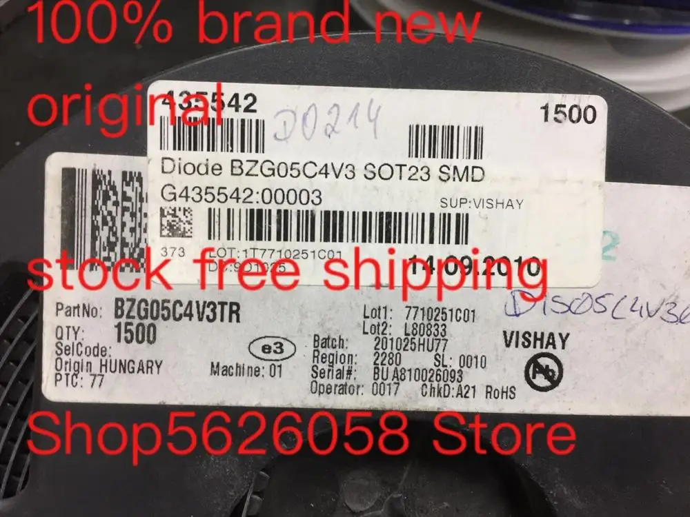 BZG05-C4V3 BZG05 SOT23 100% new original freeshipping 50PCS/LOT STOCK