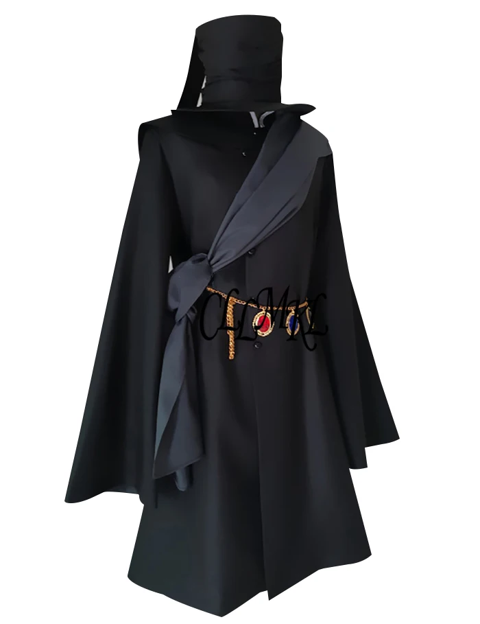 Kuroshitsuji Undertaker Cosplay Halloween Party Costume Full Set Uniform