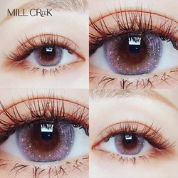 Colored Contact Lenses a Pair of Colored Prescription Soft Eye Contact Degree Colored Contact Lenses Student Colored Cosmetics