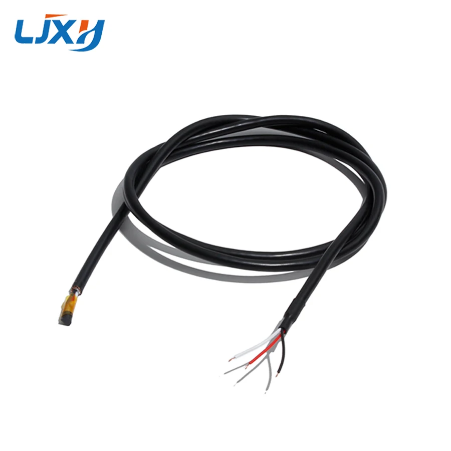 LJXH Bare Type DS18B20 Temperature Sensor 3*0.3mm Signal Cable Three-core Wires Customizable 0.5m/1m/1.5m/2m Length