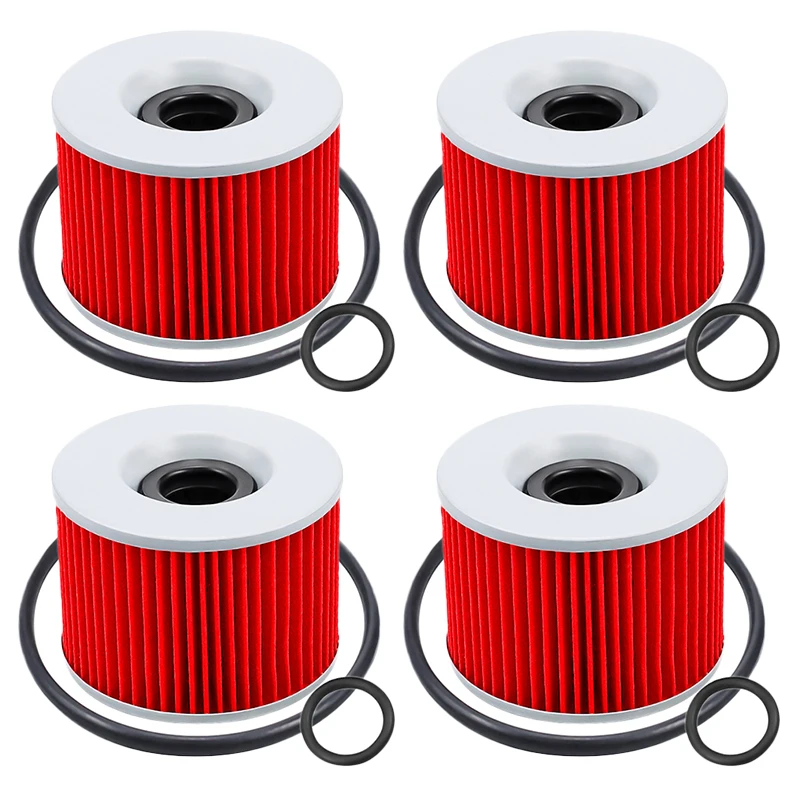 1/2/4 Pcs Motorcycle Oil Filter for Kawasaki ZX400F ZX550 GPZ550 ZX600 Ninja 600R ZX 600 ZX750 ZX900 ZX1000 ZX1100 ZX7 ZX10 ZX11