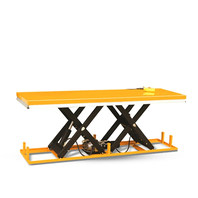 

1 Ton 1.3m Mobile Lifting Platform Truck Electric Hydraulic Fixed Lift Freight Ladder Scissor Lifting Platform