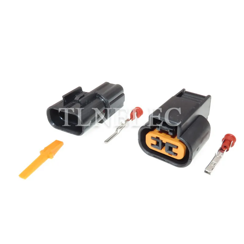 PB621-02020 PB625-02027 KUM 2 Pin Way Male Female Black Sensor Fog Lamp Auto Connector for Mitsubishi Souast