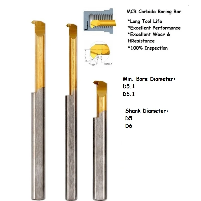 MCR All Size Chamfering and Boring Type Caribde Boring Bar