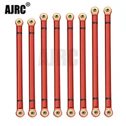 8pcs/lot Alloy Link Rod 313MM Wheelbase Suit for Axial SCX10 1/10 RC Crawler Car Parts