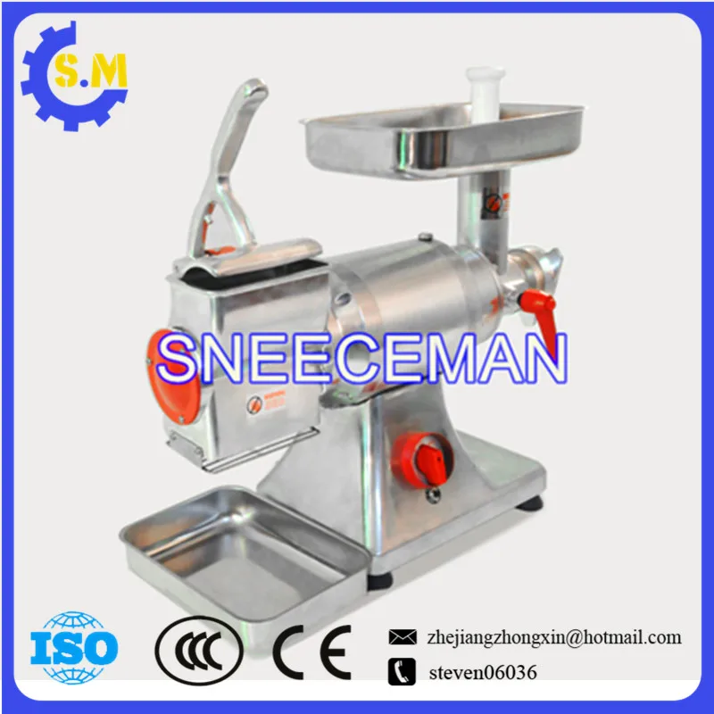 Commercial electric double-head stainless steel meat grinder cheese powder mill soap grinder superfine