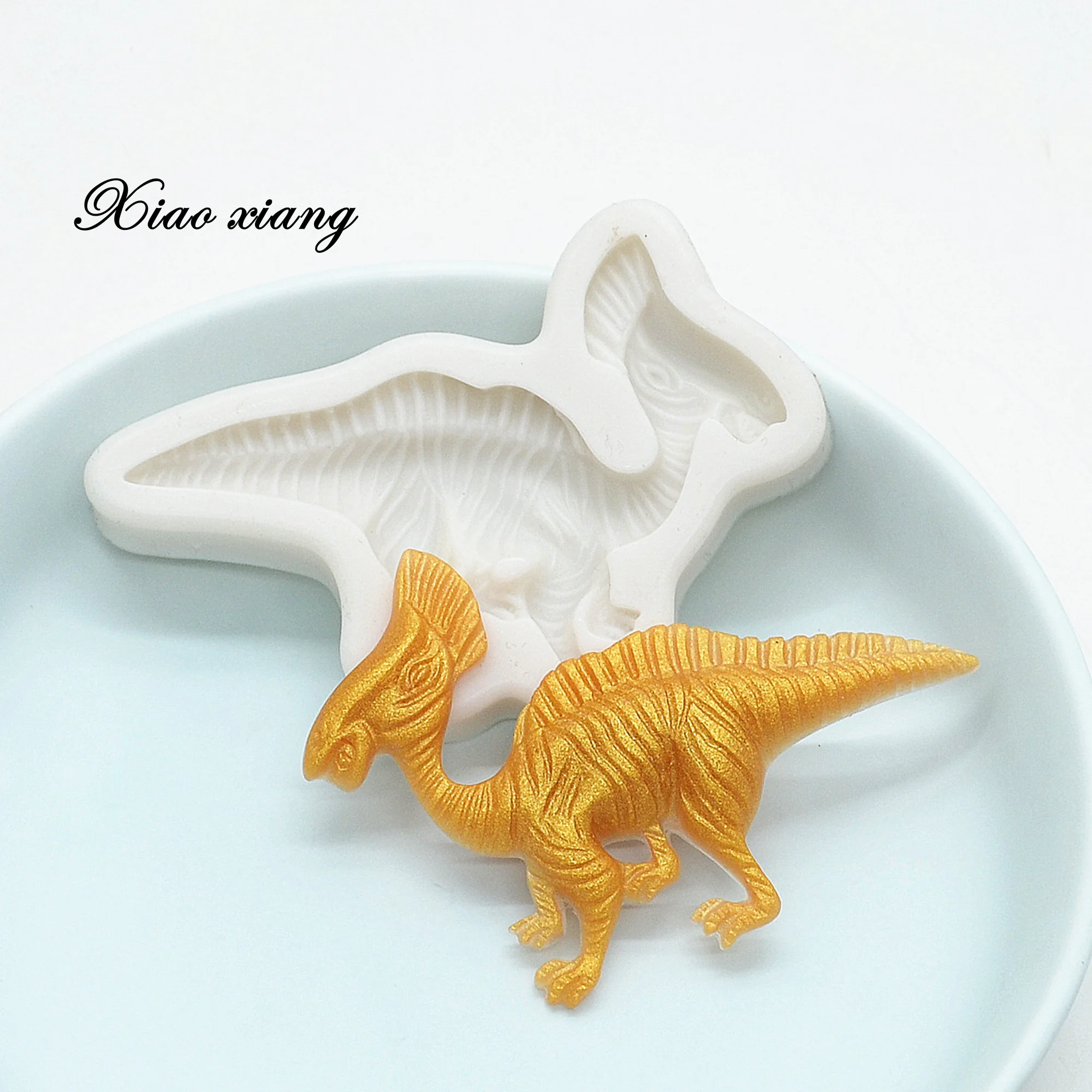 3D Dinosaur Shape Silicone Resin Mold Kitchen Baking Tools DIY Cake Pastry Fondant Moulds Chocolate Lace Decorating Tools