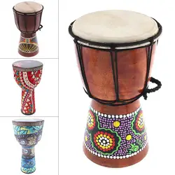 8 Inch Professional African Djembe Drum Wood Good Sound Traditional Musical Instrument