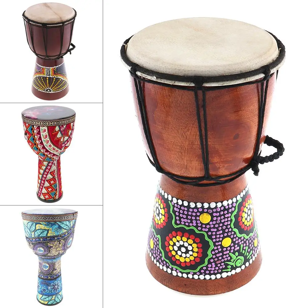 8  Inch  High Quality Professional African Djembe Drum Wood Good Sound Traditional Musical Instrument