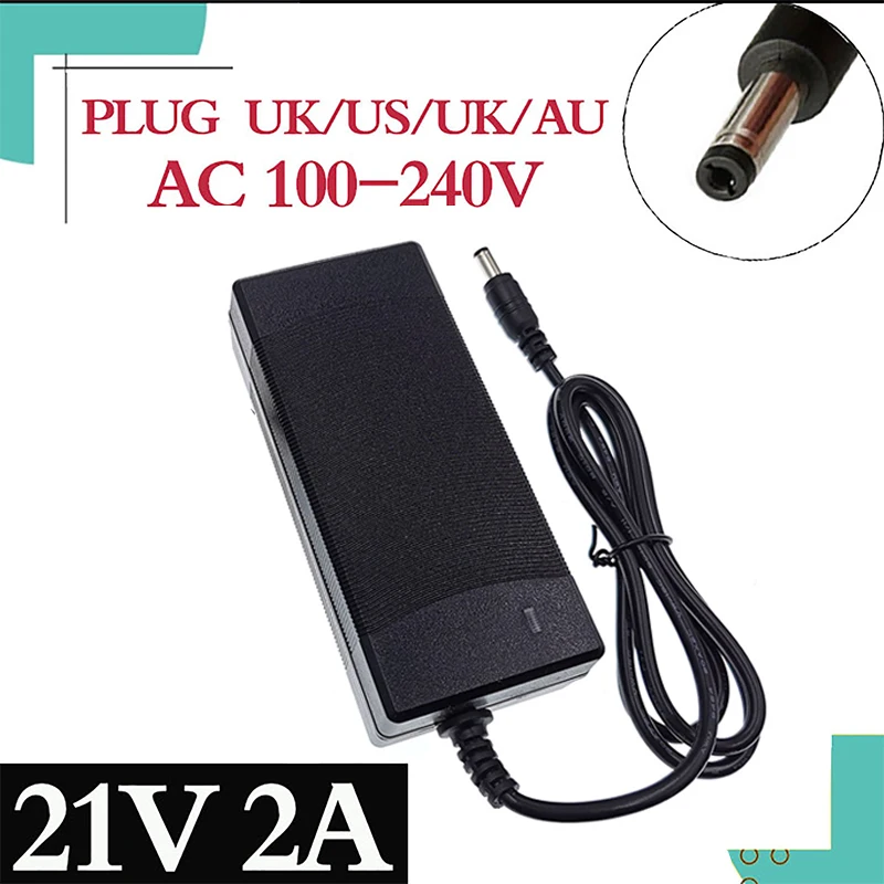 21V2A  lithium battery charger 5 series 100-240V 21V 2A high quality lithium battery charger free shipping with LED light shows