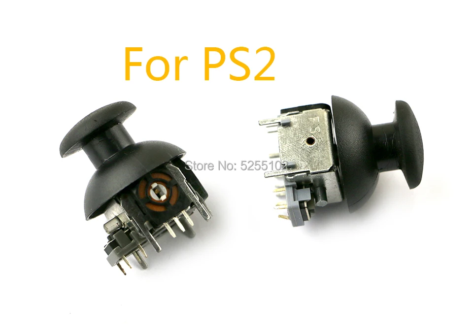 

200pcs For XBOX 360 controller For PS2 Controller 3D Analog Joystick Replacement metal 3D joystick cap analog Thumb stick