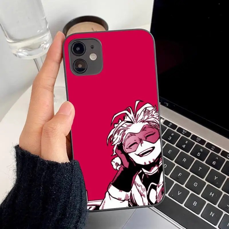 Anime MHA Hawks BNHA Phone Case for iPhone 11 12 13 mini pro XS MAX 8 7 6 6S Plus X 5S SE 2020 XR cover