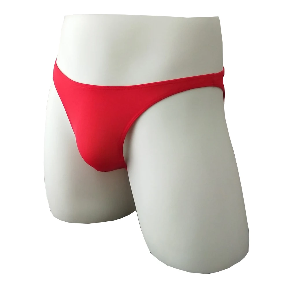 Ice Silk Sexy Underwear Low-Waist Men Panties Fork Viscose Translucent Briefs 12 Colors ZJH057
