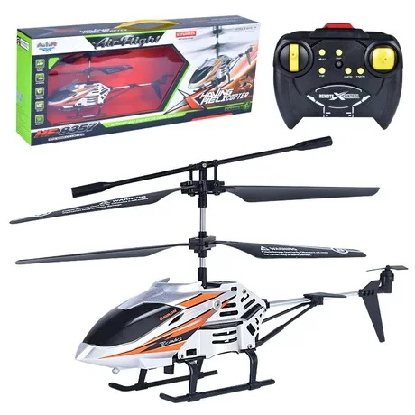 RC 3.5CH Alloy Helicopter Rechargabke Drop-resistant Playable Gift for Children