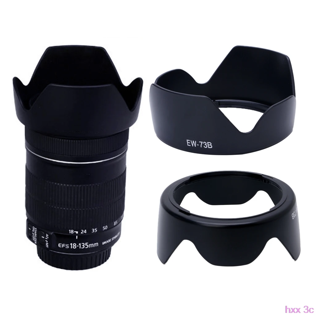 EW-73B Camera Lens Hood For Canon EF-S 18-135mm F3.5-5.6 IS