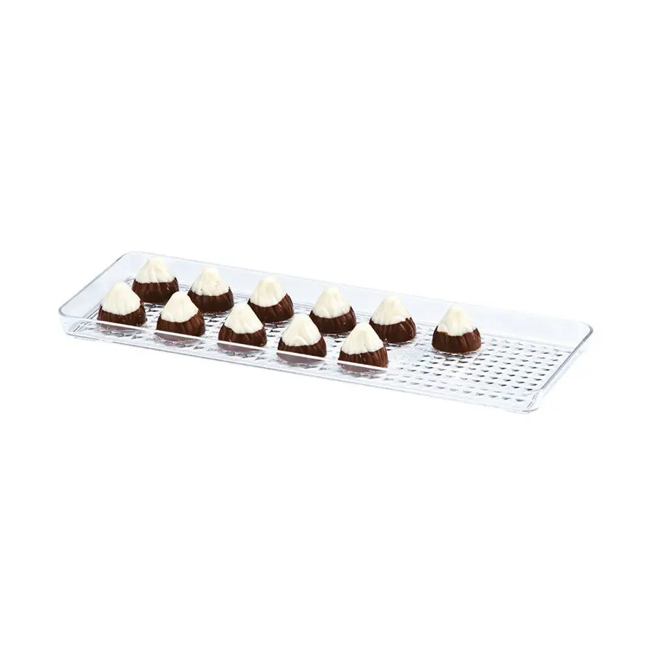 

DOLBOVI Zicco Chocolate Display tray, Polycarbonate, 10x30 cm tray поднос plateau de service