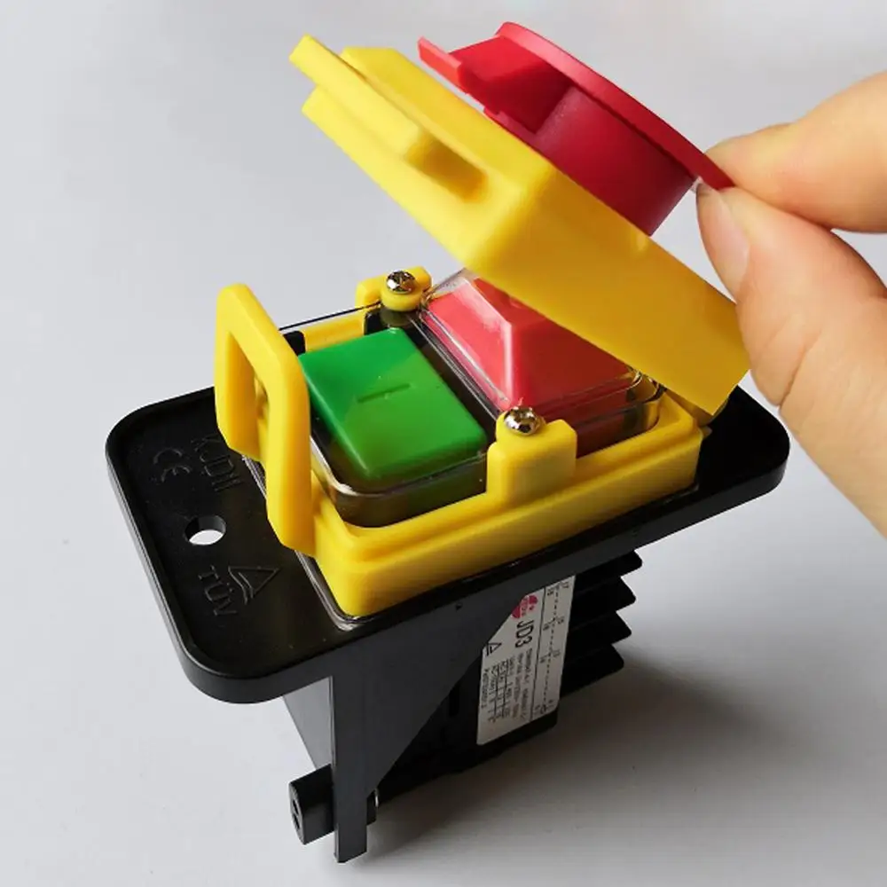 مفتاح كهرمغنطيسي KJD11 ، مفتاح مرحل JD3 ، إيقاف تشغيل ، إيقاف طوارئ ، مفاتيح زر ضغط للمعدات الصناعية ، من من نوع V ، من نوع V ، 16 A ، 12A #4