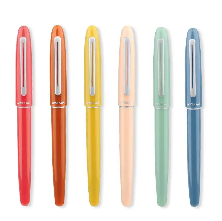 NATAMI Fountain Pen F Nib With Ink Converter Japan Pastel Colors