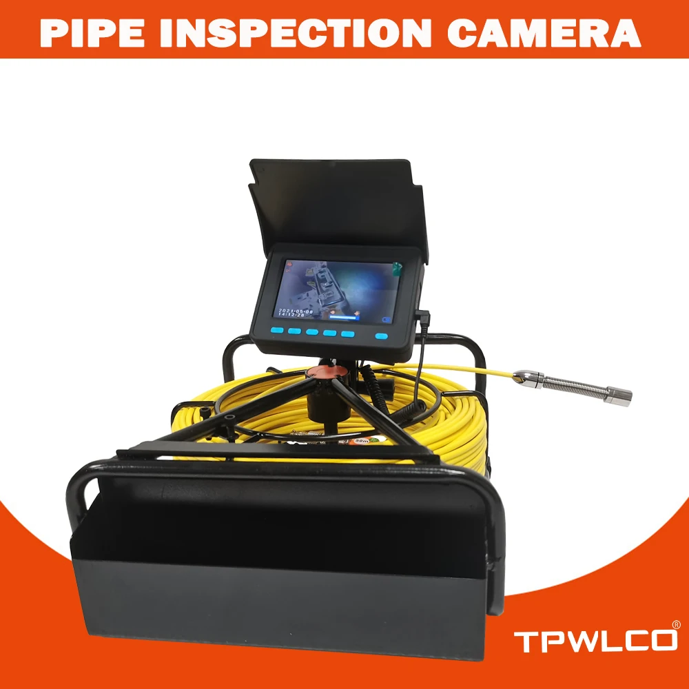 

Pipeline Endoscope Inspection Camera 10M 20M 30M 40M 50M Underwater Industrial Pipe Sewer Drain Wall Video Plumbing System DVR