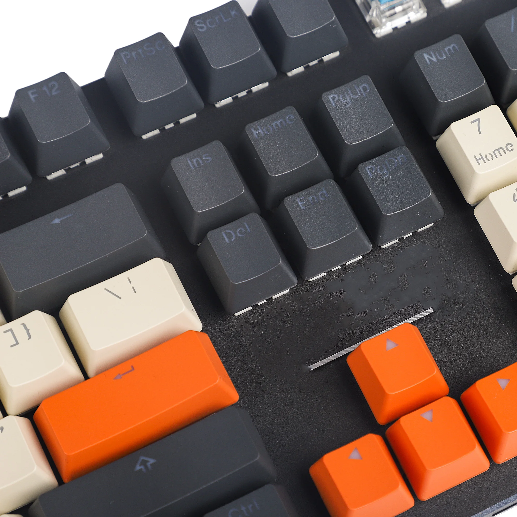 124 Key PBT Doubleshot Backlit 96 75% 68 Keycaps Carbon Miami Keycap For MX Mechanical Keyboard FC980M KBD75 61 87 104