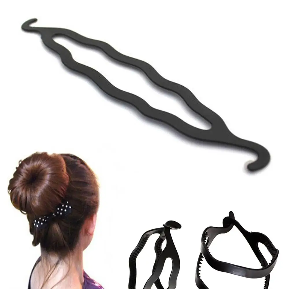 1PC Women Girls Magic Hair Twist Styling Clip Stick Bun Maker Braid Tool T008