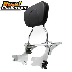 Motorcycle Sissy Bar Luggage Rack Passenger Backrest For Harley Road King Street Glide Road Glide FLTR FLHX FLHT FLHR 1997-2008