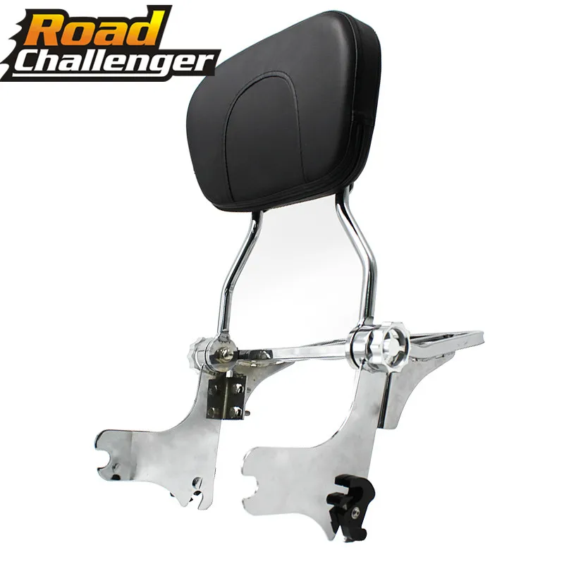 Motorcycle Sissy Bar Luggage Rack Passenger Backrest For Harley Road King Street Glide Road Glide FLTR FLHX FLHT FLHR 1997-2008