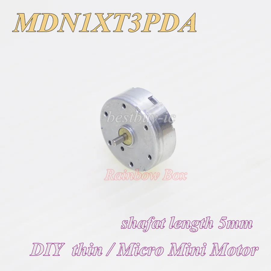 DIY Thin Micro Mini ความยาวเพลามอเตอร์มอเตอร์5Mm MDN1XT3PDA มอเตอร์400มอเตอร์ชุด