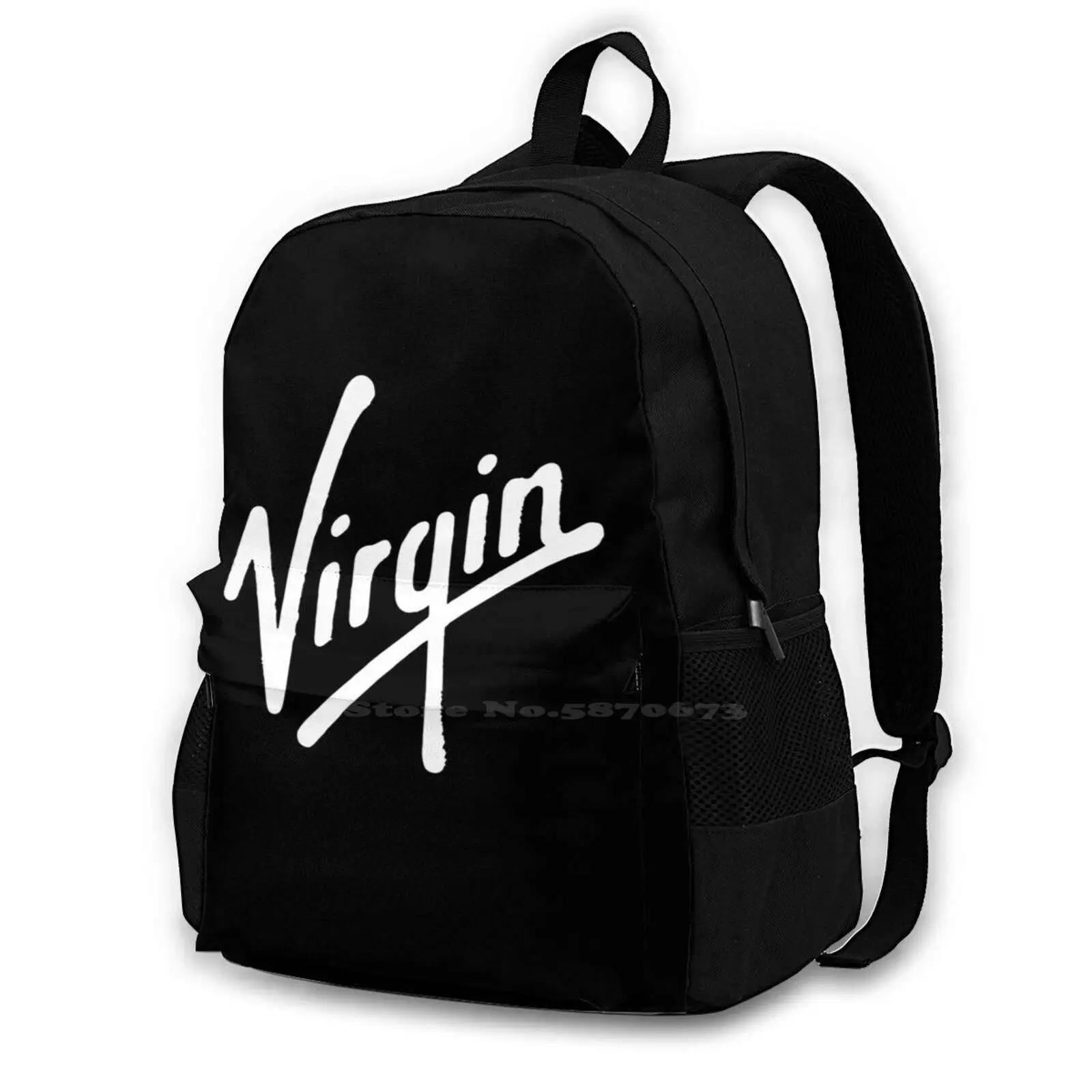 Best Seller-Logo Merchandise Bag Backpack For Men Women Girls Teenage Black Logo Logo Merchendise Logo Stuff Logo Logo Logo