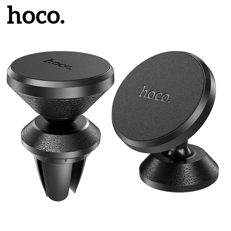 Hoco Magnetic Car Phone Holder For iPhone 11 12Pro Max Mini GPS Navigation Phone Stand Air Vent Mount Bracket For Xiaomi Samsung