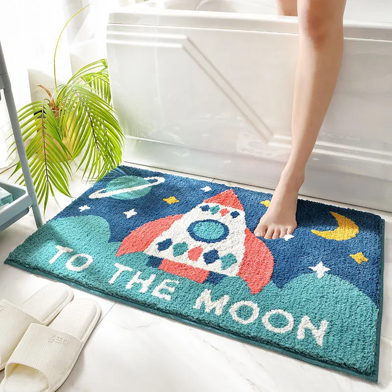 Nordic Carpet Area Rugs Funny Bathroom Bedroom Floor Mats Welcome Doormat home decoration Cute Egg shape Bathroom Rug