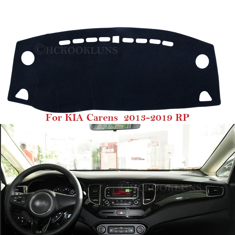 Dashboard Cover Protective Pad for Kia Carens 2013~2019 RP Car Accessories Dash Board Sunshade Carpet 2018 2017 2016 2015